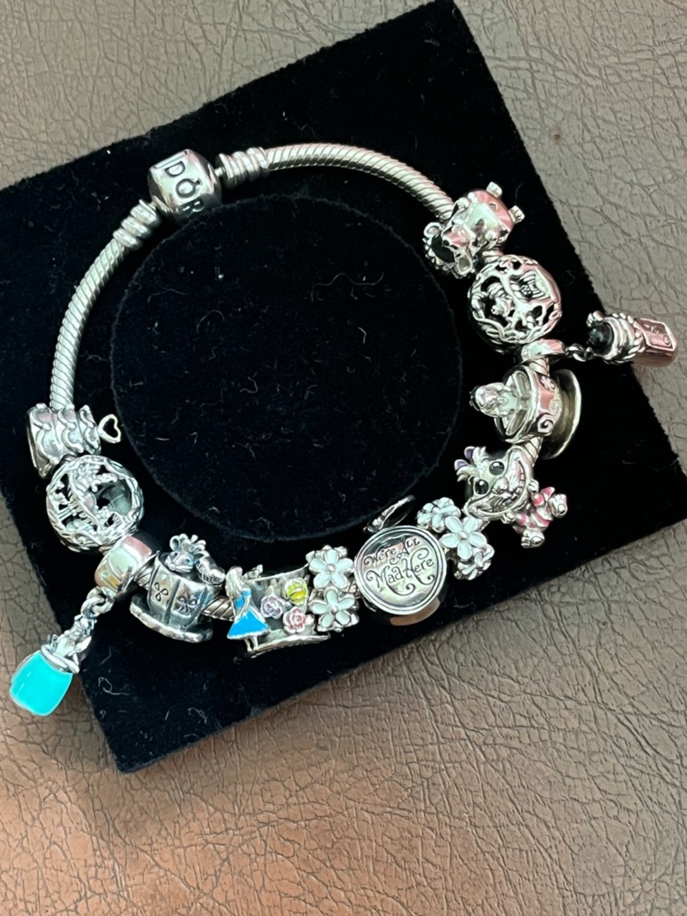 PANDORA Alice in Wonderland Bracelet ALL 100% AUTHENTIC from personal collection